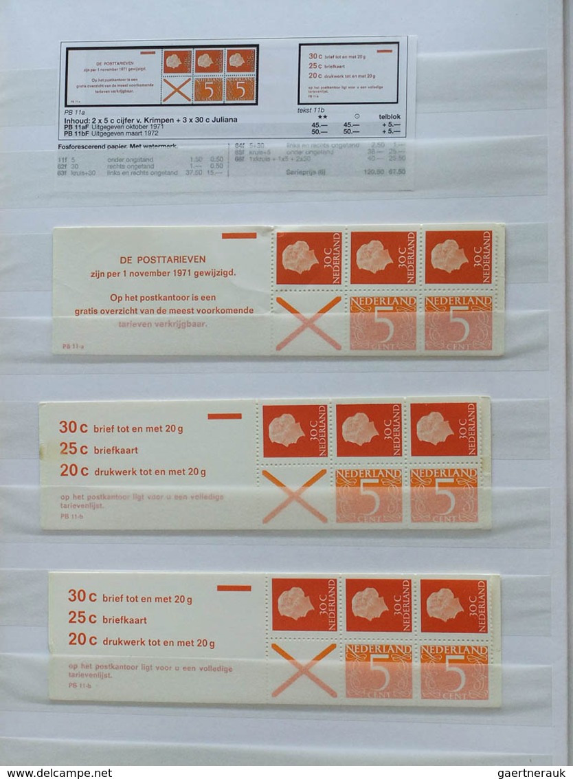 27491 Niederlande - Markenheftchen: 1964-1984. Well filled collection stampbooklets of the Netherlands 196