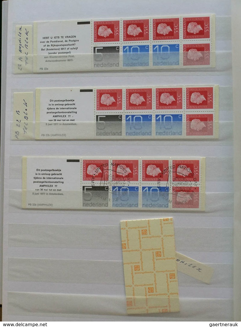 27491 Niederlande - Markenheftchen: 1964-1984. Well filled collection stampbooklets of the Netherlands 196