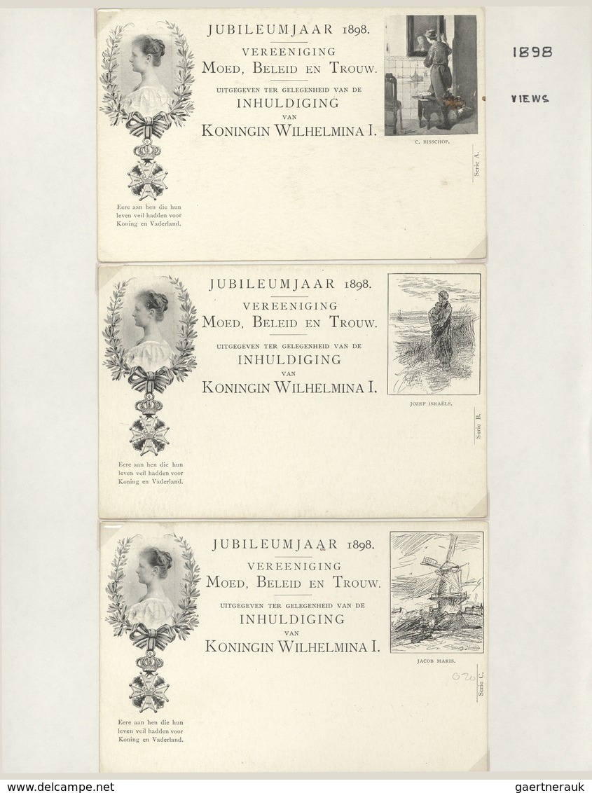 27496 Niederlande - Ganzsachen: 1871/1940, Comprehensive Collection With Ca.230 Different, Mostly Mint Pos - Entiers Postaux