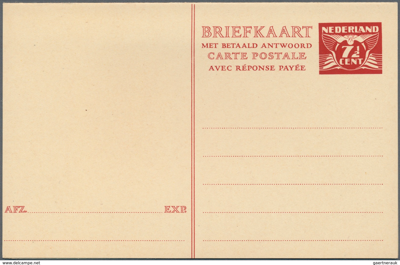 27497 Niederlande - Ganzsachen: 1872/1947, Collection Of Apprx. 117 (apparently Mainly Different) Unused S - Entiers Postaux