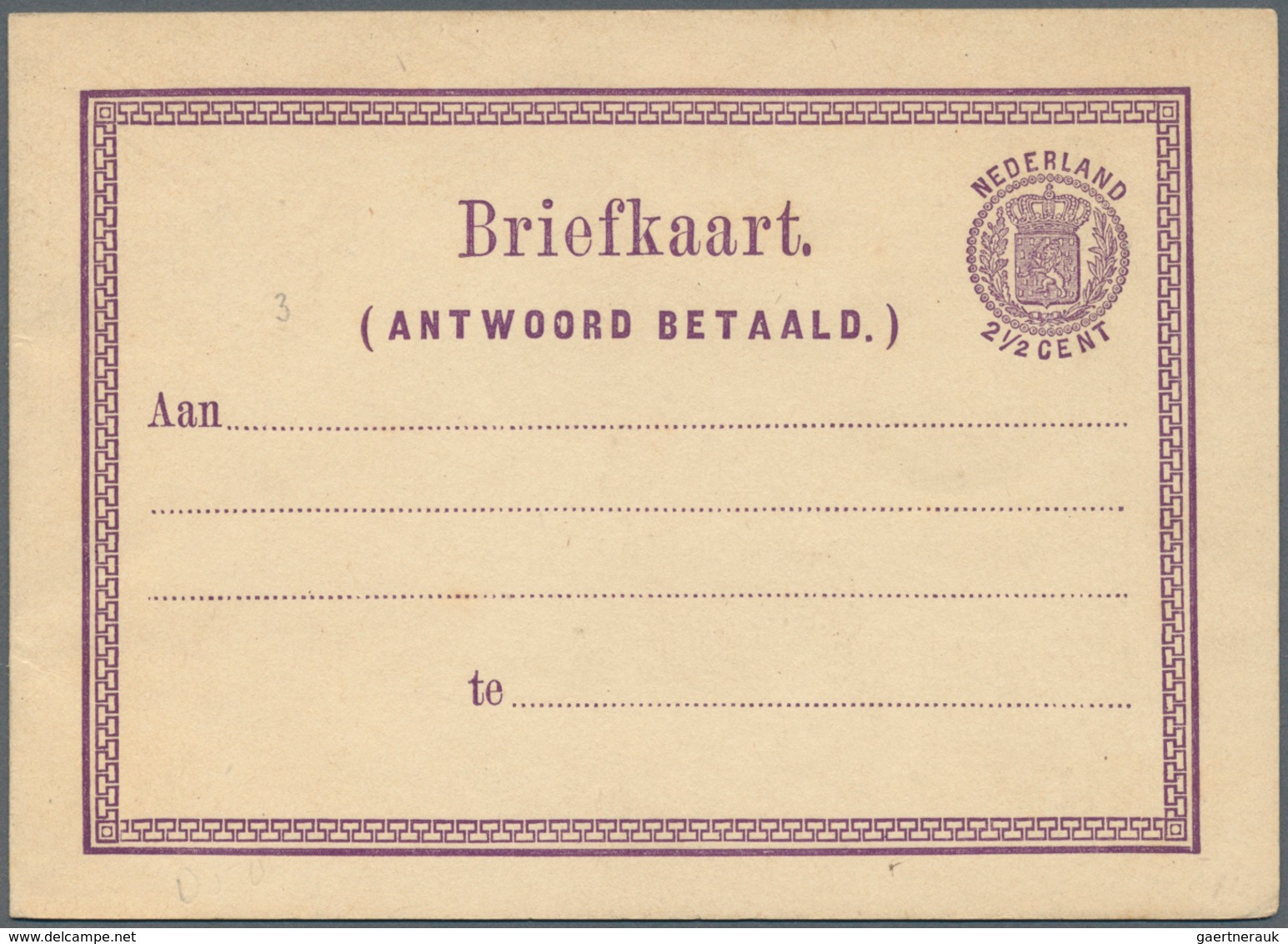 27497 Niederlande - Ganzsachen: 1872/1947, Collection Of Apprx. 117 (apparently Mainly Different) Unused S - Entiers Postaux