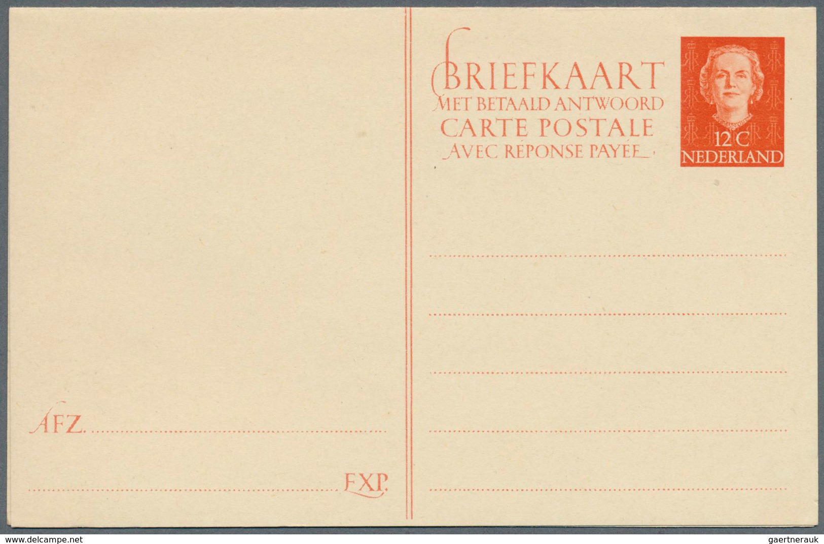 27498 Niederlande - Ganzsachen: 1875/1954 Ca., Collection With More Than 80 Mint Postal Stationeries From - Entiers Postaux