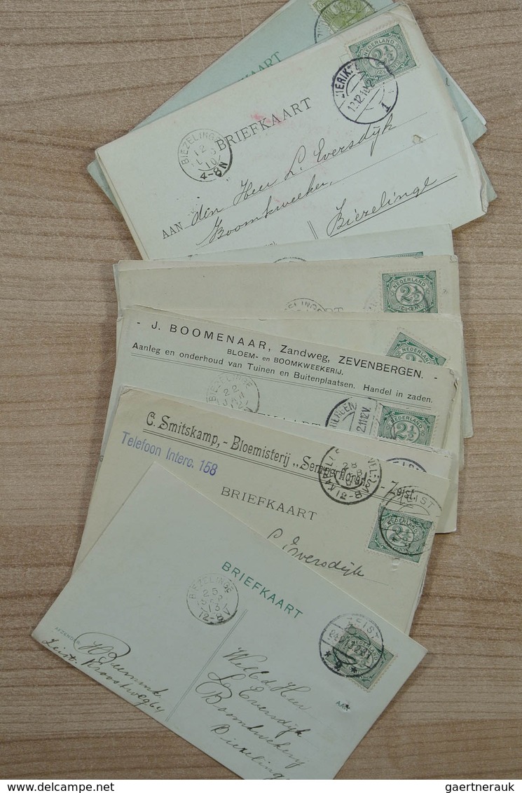 27502 Niederlande - Ganzsachen: Box with ca. 2200 postal stationery of the Netherlands (mostly postal card