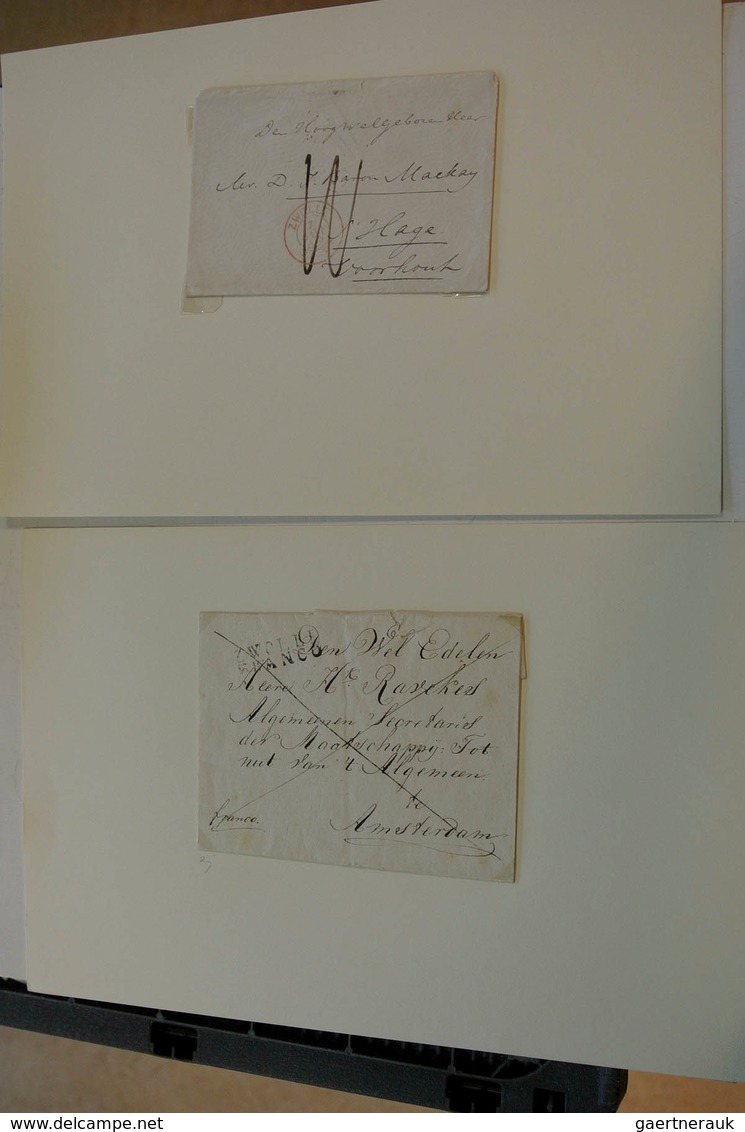 27509 Niederlande - Stempel: Box with approx. 100 unfranked covers with cancel Zwolle.