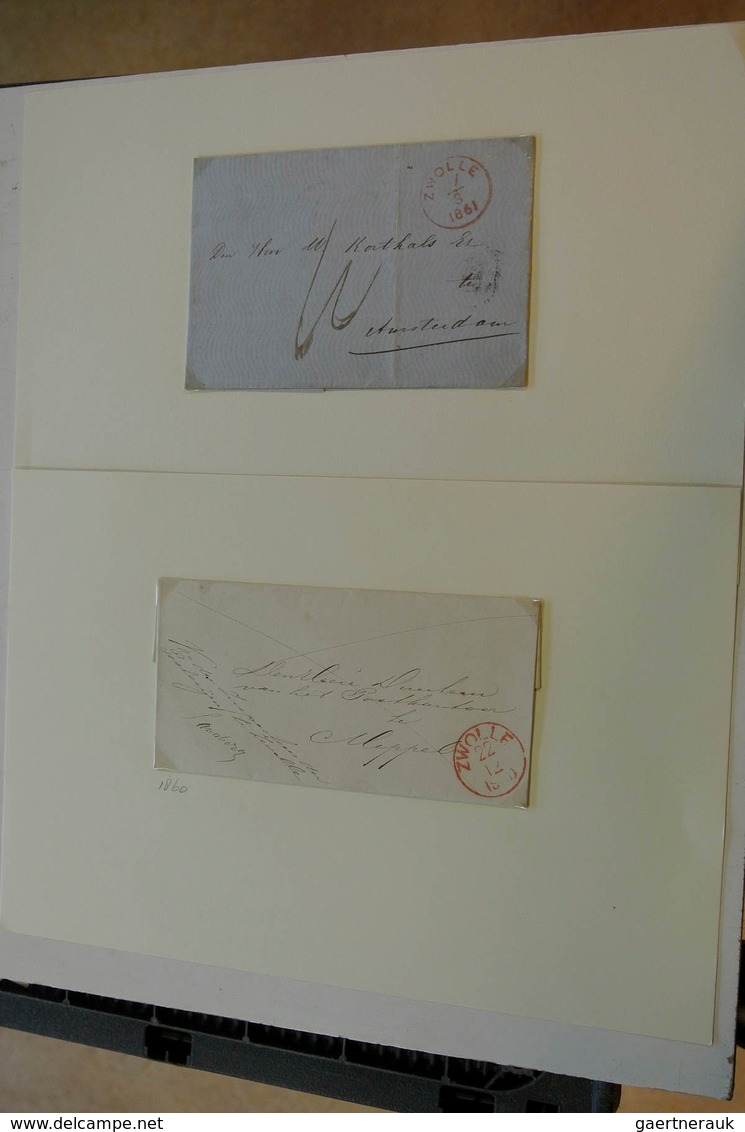 27509 Niederlande - Stempel: Box with approx. 100 unfranked covers with cancel Zwolle.