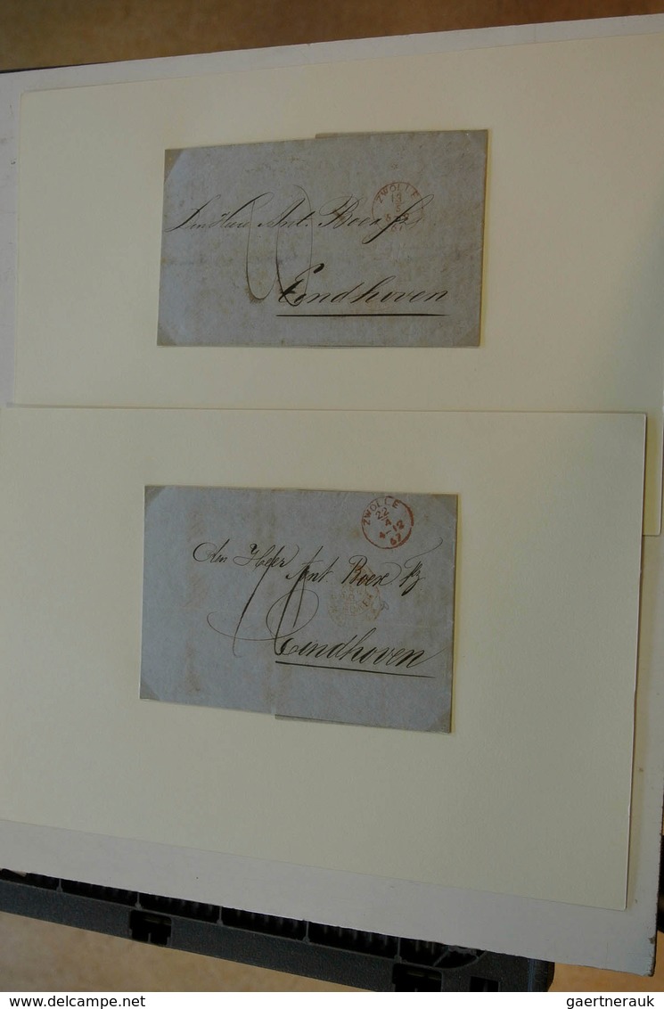 27509 Niederlande - Stempel: Box with approx. 100 unfranked covers with cancel Zwolle.