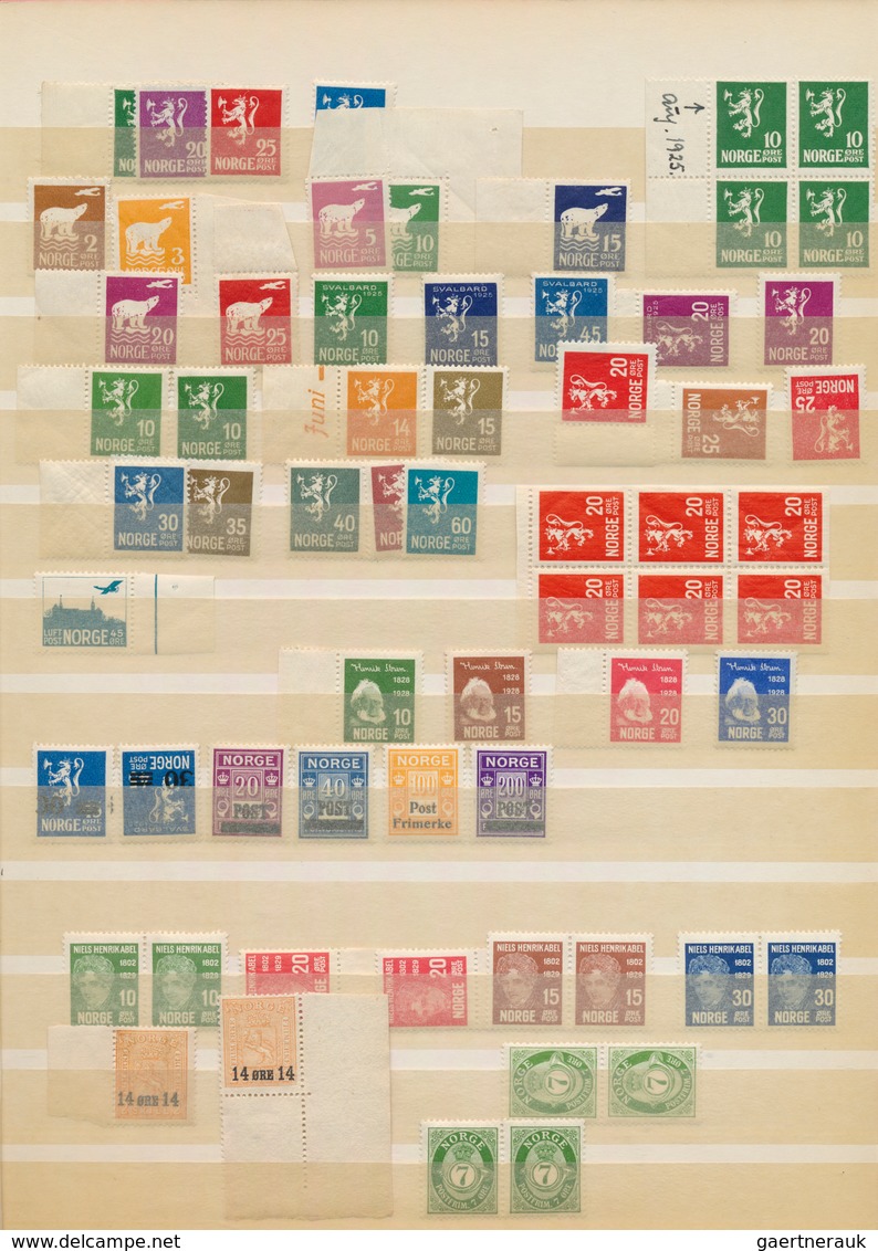 27528 Norwegen: 1922/1964, Almost Exclusively U/m Collection/accumulation (only A Few Stamps Are Hinged - - Neufs