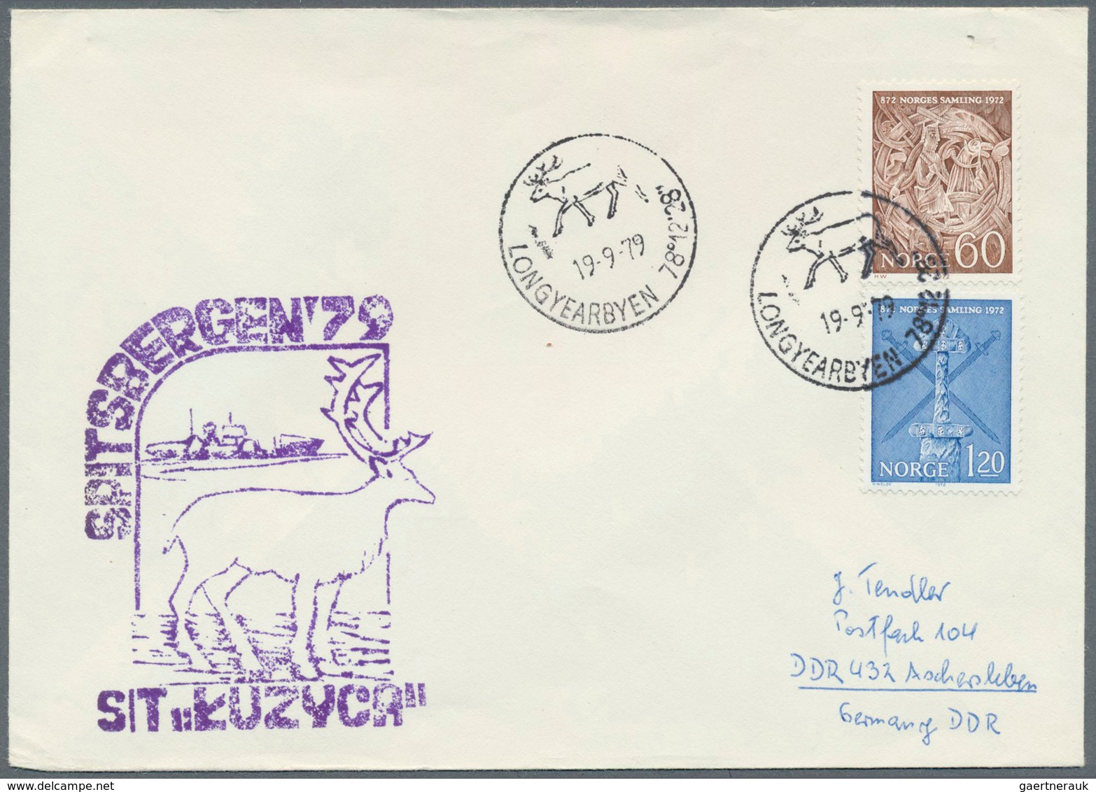 27530 Norwegen: 1958/1997, About 100 Covers From SPITZBERGEN/SVALBARD With Better Frankings And Some Exped - Neufs