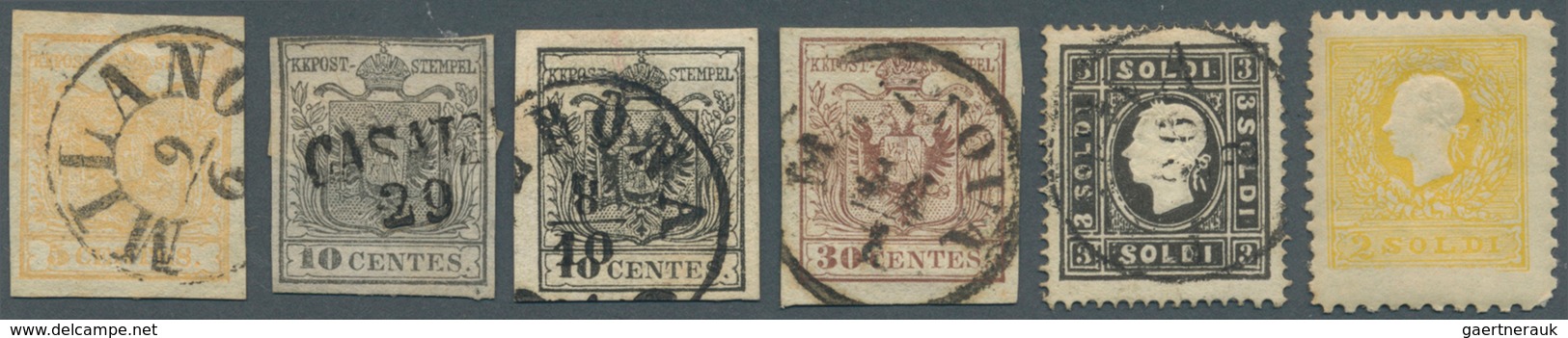 27541 Österreich: 1850/ca. 1970, Hochinteressante Kleine Sammlung Mit Den Schwerpunkt Auf Den Ersten 6 Aus - Neufs
