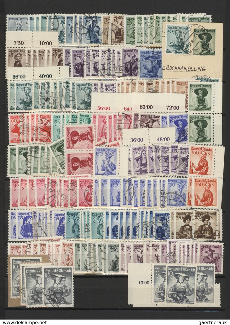 27546 Österreich: 1850/1980 (ca.), Reichhaltiger Bestand Im Karton, Dabei Dubletten Ab Klassik Und Schwerp - Neufs