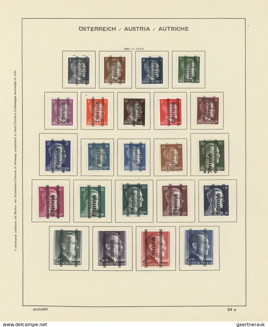 27548 Österreich: 1850/1972, umfangreicher Posten, aus mehreren Sammlungen zusammengefügt mit einigen Spit