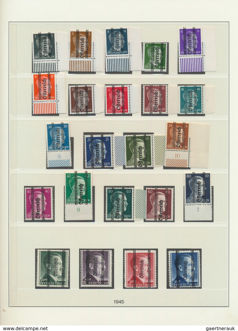 27551 Österreich: 1850/1964, Österreich/Gebiete, Umfassende Postfrische/ungebrauchte Sammlung In Vier Falz - Neufs