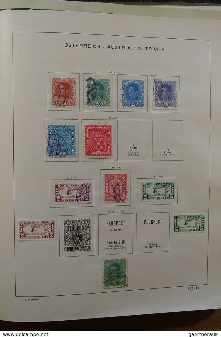 27554 Österreich: 1850-1959. Well Filled, MNH, Mint Hinged And Used Collection Austria 1850-1959 In Old Al - Neufs