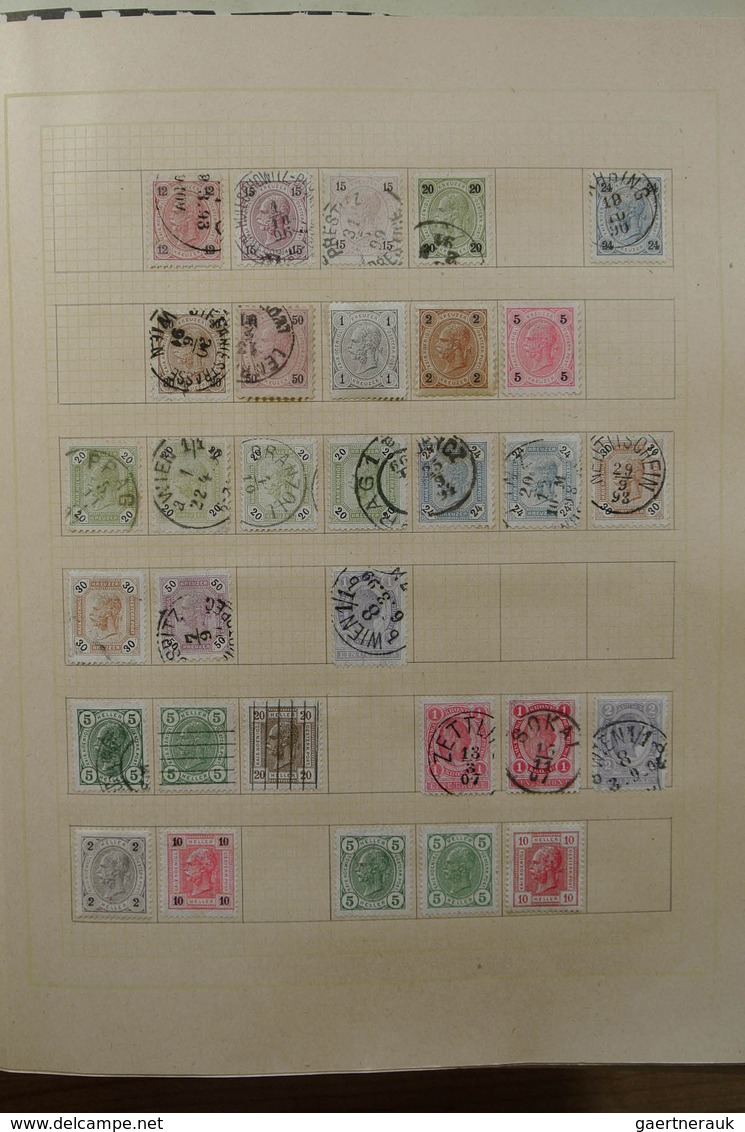 27554 Österreich: 1850-1959. Well filled, MNH, mint hinged and used collection Austria 1850-1959 in old al