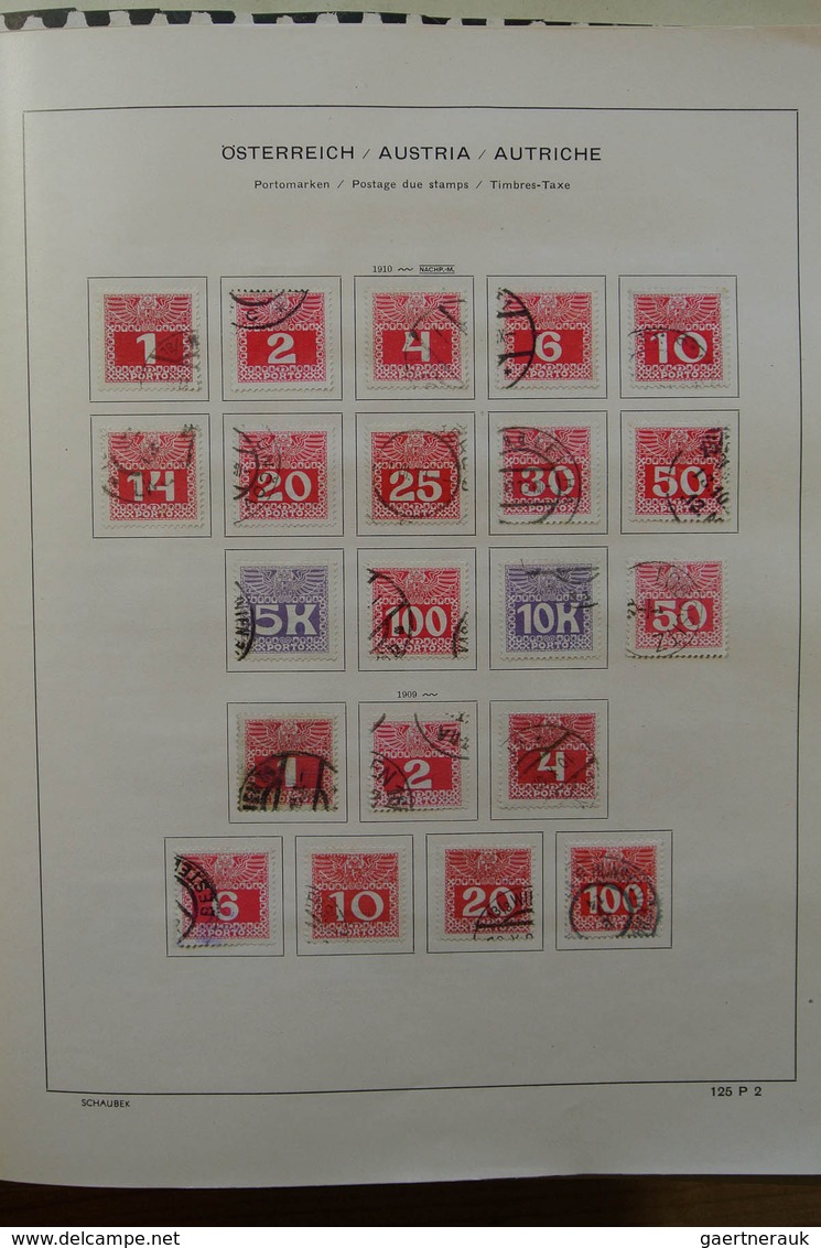 27554 Österreich: 1850-1959. Well filled, MNH, mint hinged and used collection Austria 1850-1959 in old al