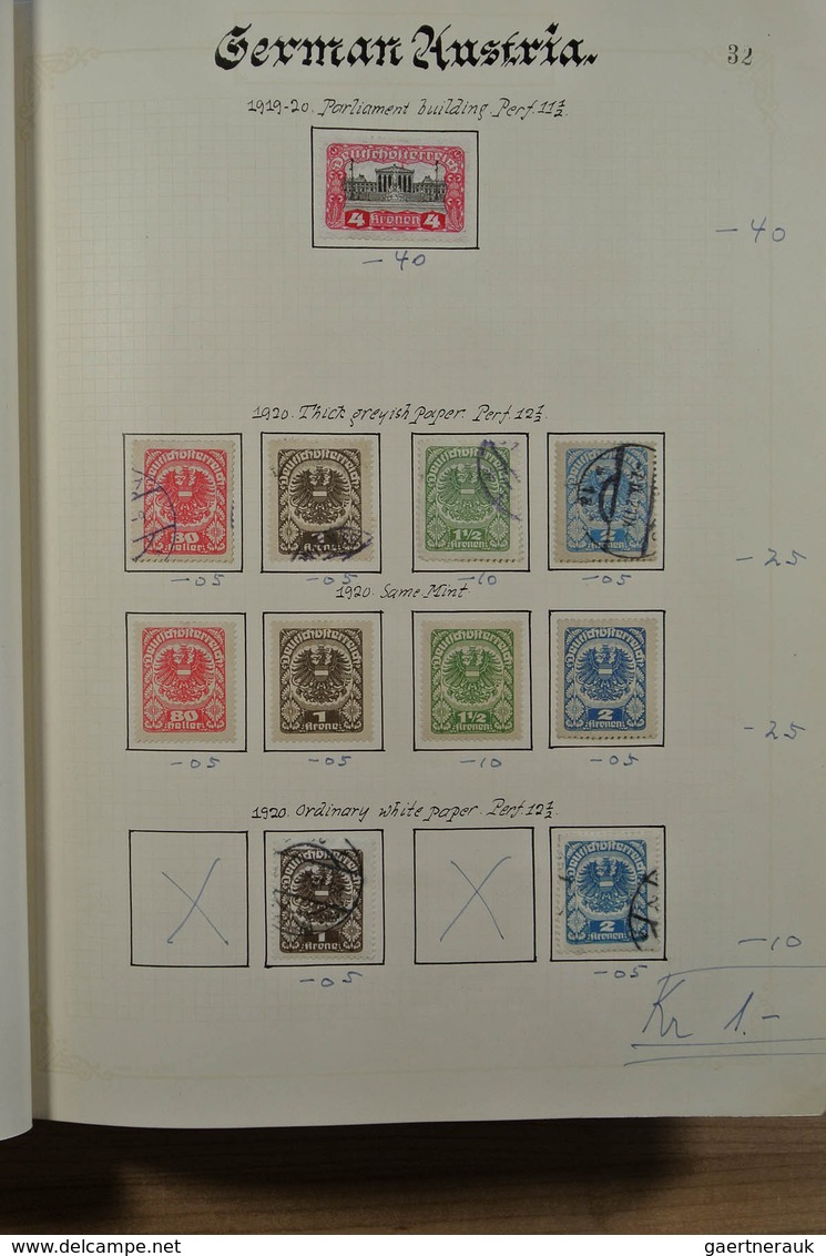 27561 Österreich: 1850-1925. Fantastic mainly used collection, partly specialised, wonderful classics with