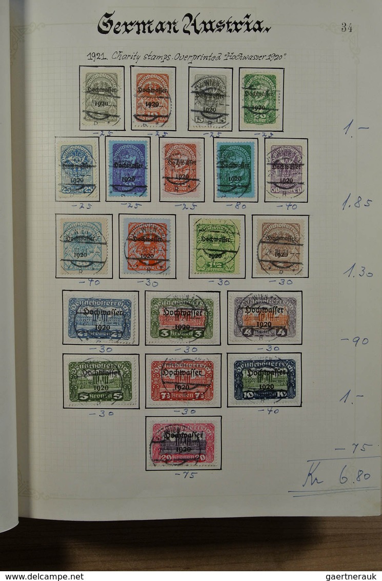 27561 Österreich: 1850-1925. Fantastic mainly used collection, partly specialised, wonderful classics with