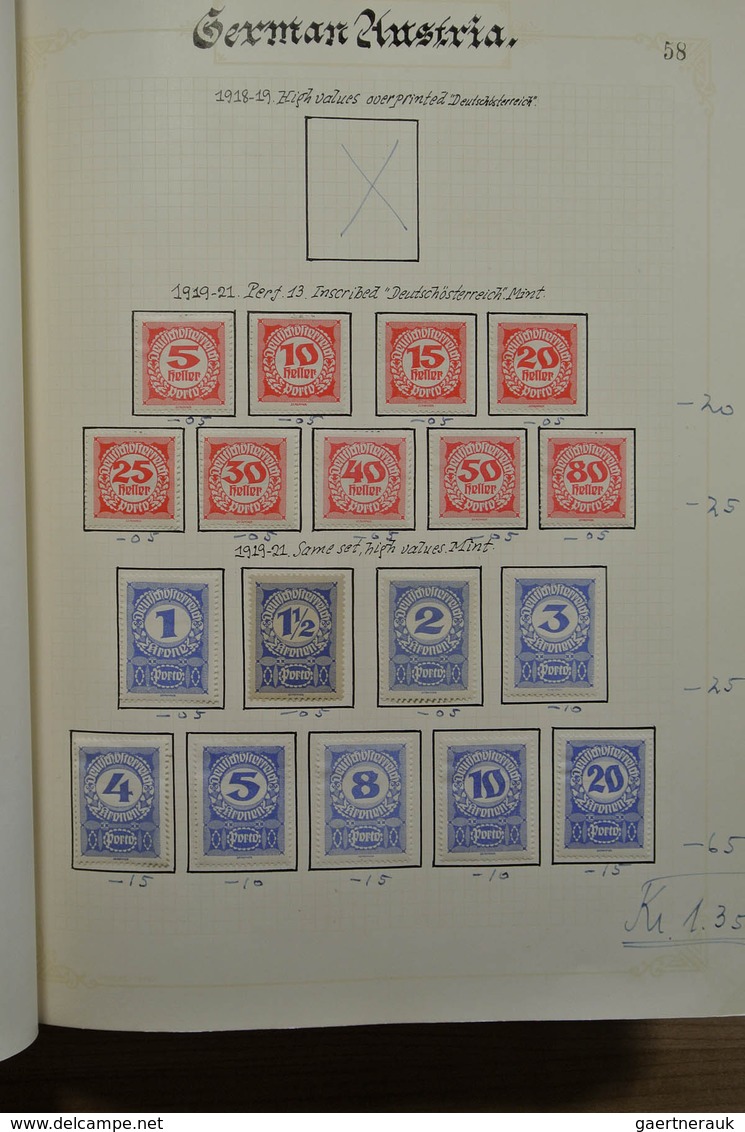 27561 Österreich: 1850-1925. Fantastic mainly used collection, partly specialised, wonderful classics with