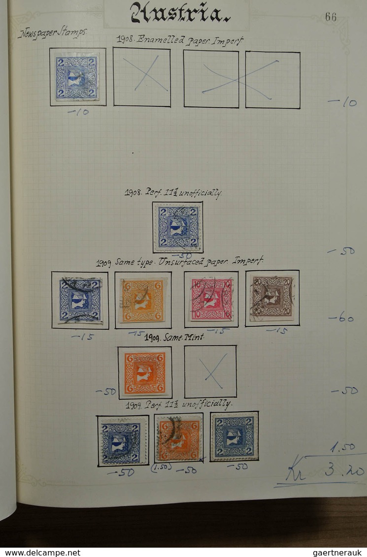 27561 Österreich: 1850-1925. Fantastic mainly used collection, partly specialised, wonderful classics with