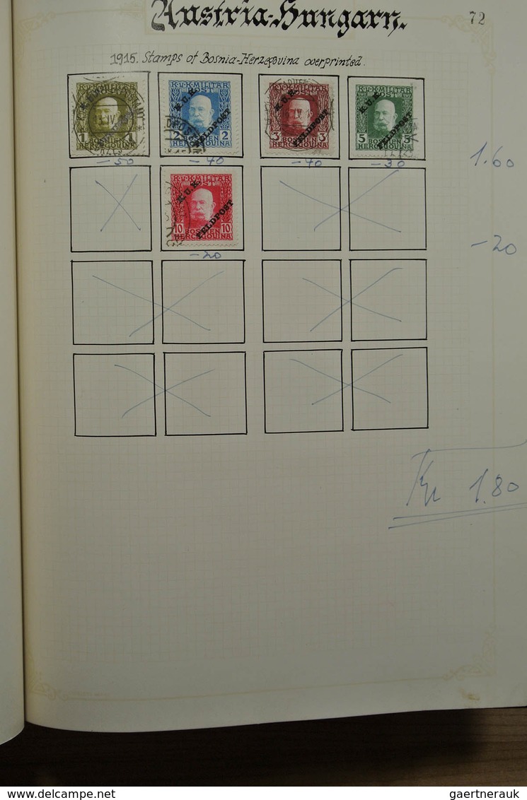 27561 Österreich: 1850-1925. Fantastic mainly used collection, partly specialised, wonderful classics with