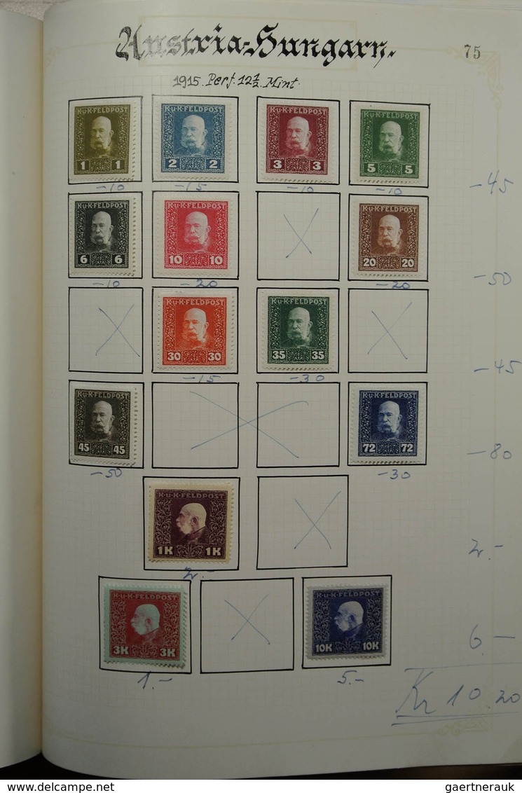 27561 Österreich: 1850-1925. Fantastic mainly used collection, partly specialised, wonderful classics with