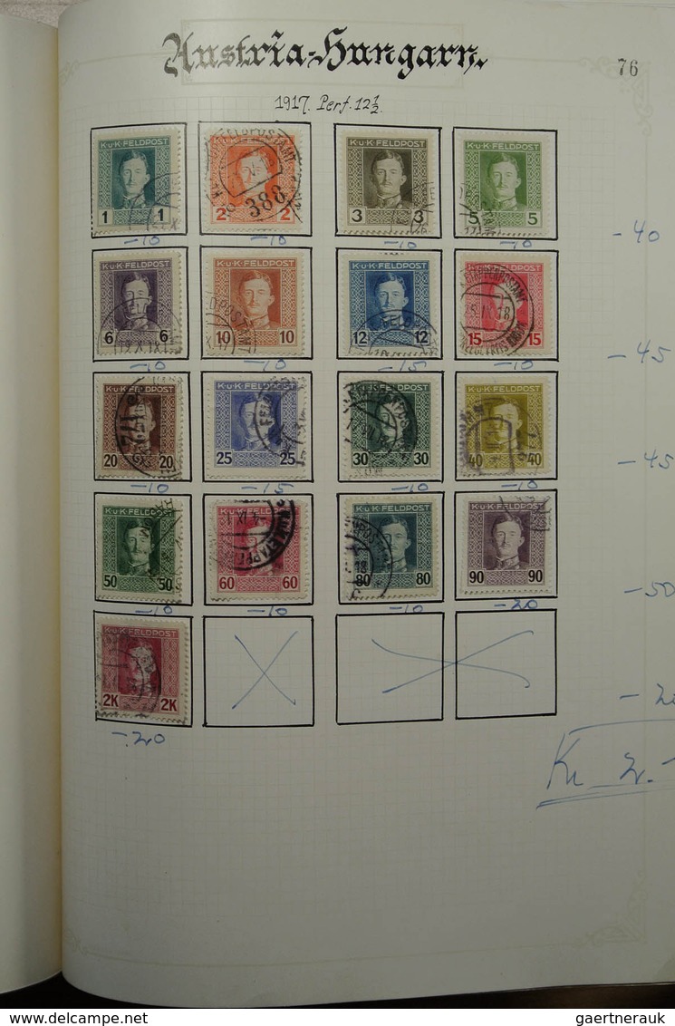 27561 Österreich: 1850-1925. Fantastic mainly used collection, partly specialised, wonderful classics with