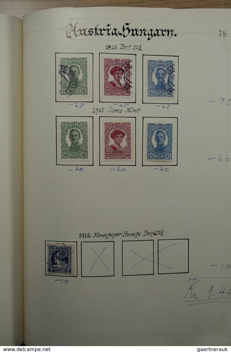 27561 Österreich: 1850-1925. Fantastic mainly used collection, partly specialised, wonderful classics with