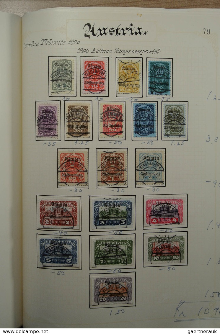 27561 Österreich: 1850-1925. Fantastic mainly used collection, partly specialised, wonderful classics with