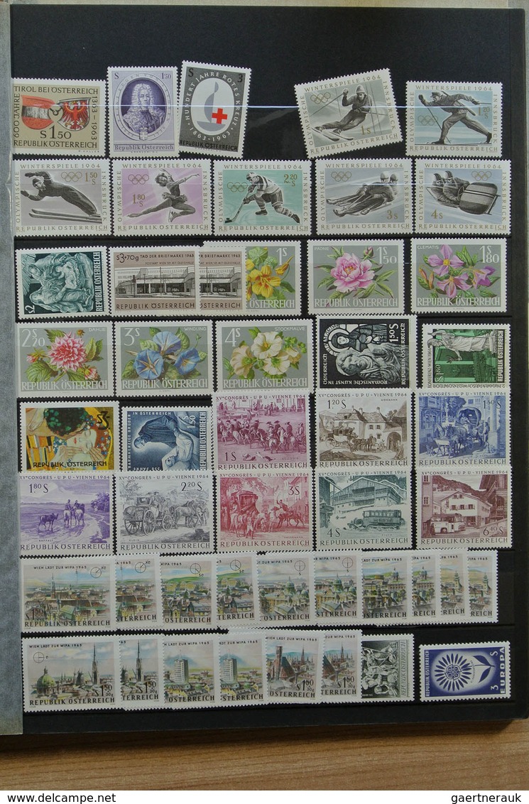 27576 Österreich: 1860-1978. Nice Collection/lot With Duplication, Most Of The Value Is In The Duplicated - Neufs