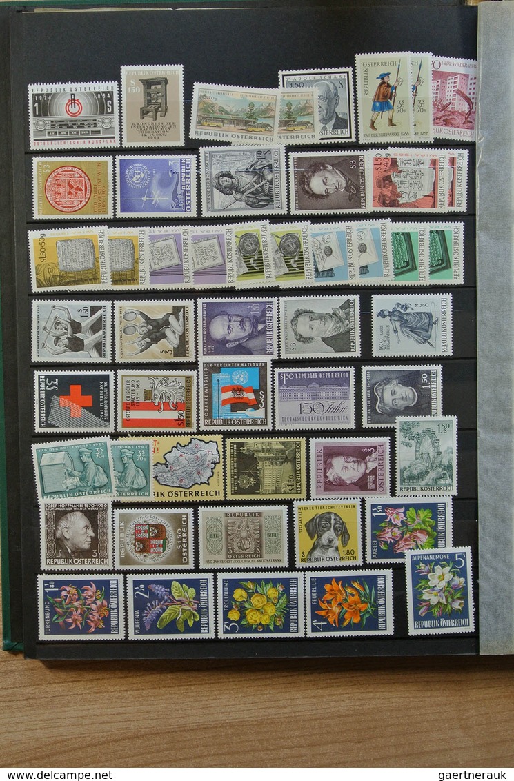 27576 Österreich: 1860-1978. Nice Collection/lot With Duplication, Most Of The Value Is In The Duplicated - Neufs