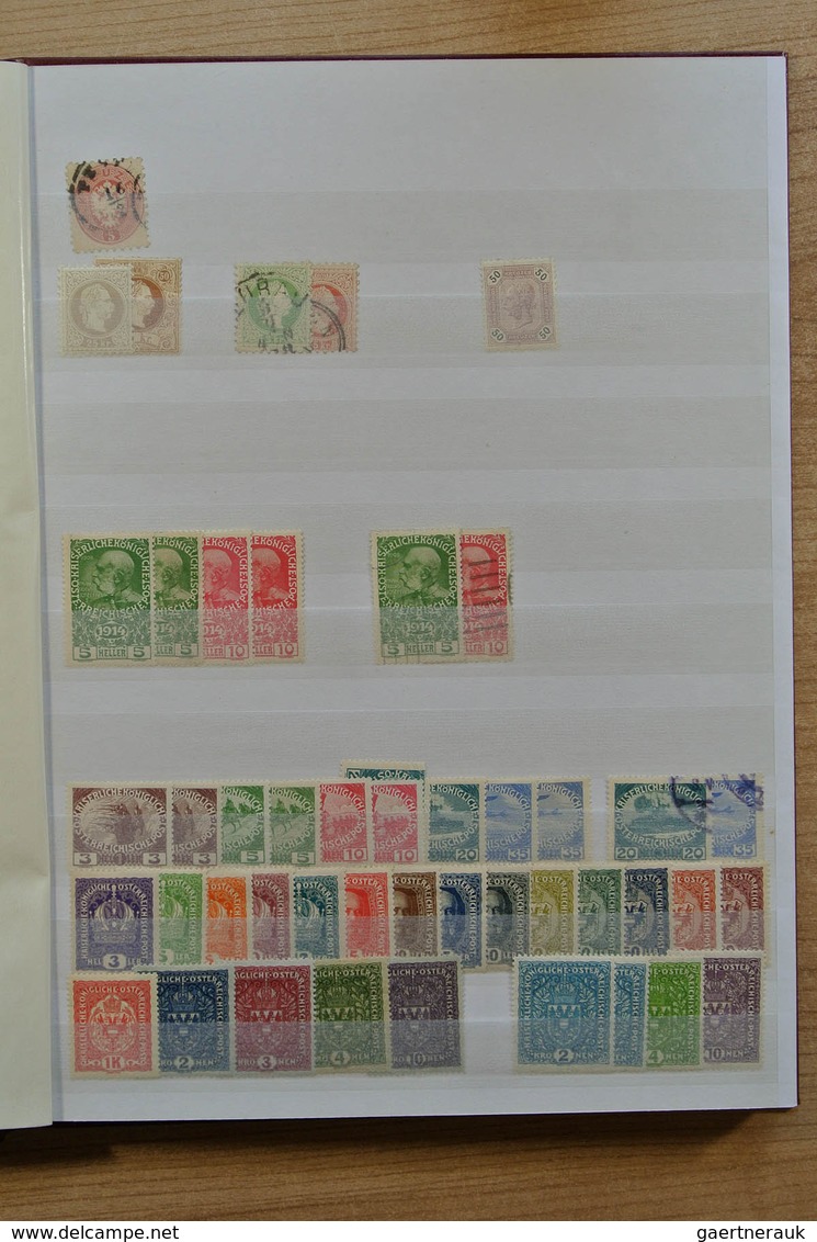 27576 Österreich: 1860-1978. Nice collection/lot with duplication, most of the value is in the duplicated