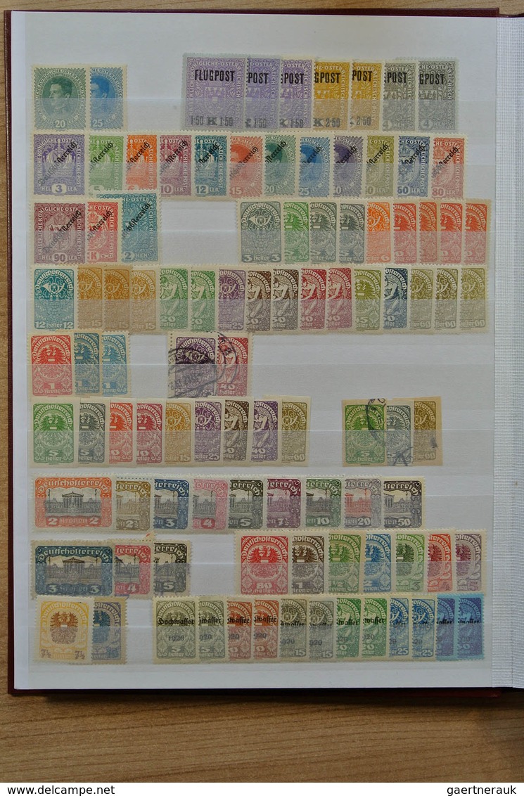 27576 Österreich: 1860-1978. Nice collection/lot with duplication, most of the value is in the duplicated