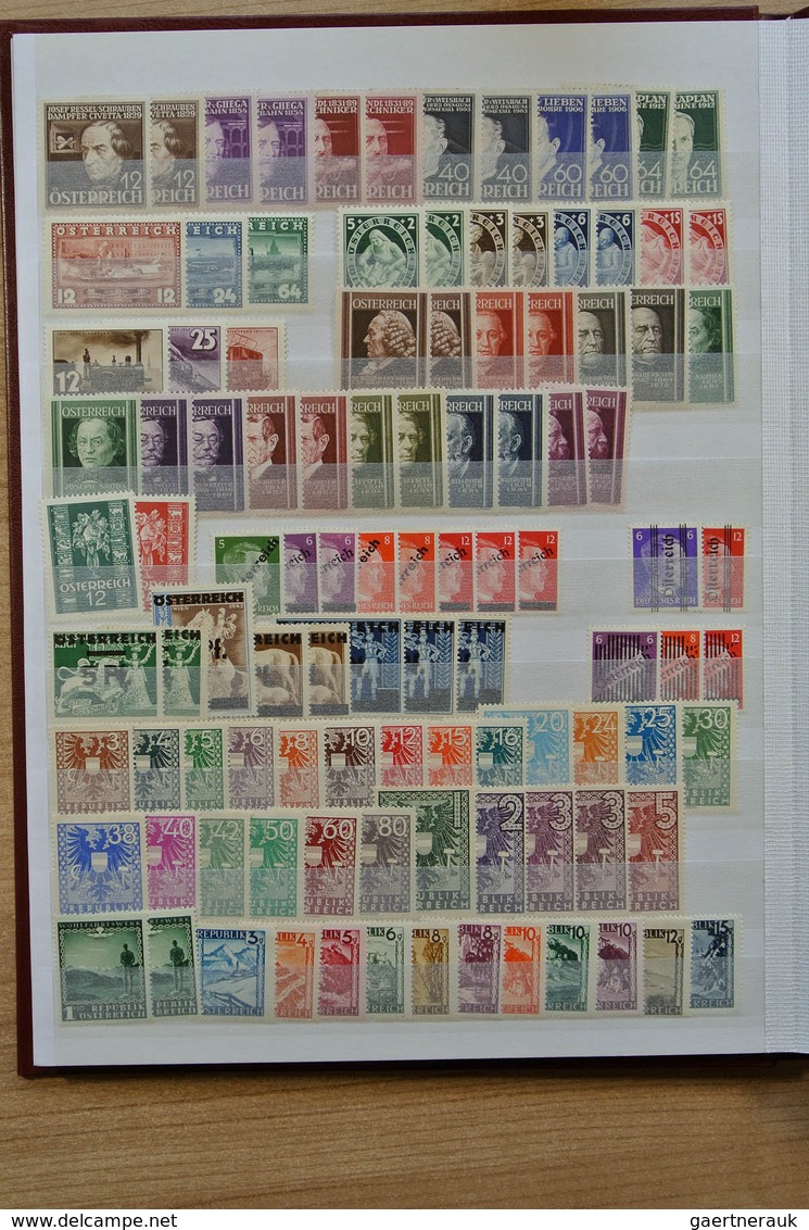 27576 Österreich: 1860-1978. Nice collection/lot with duplication, most of the value is in the duplicated