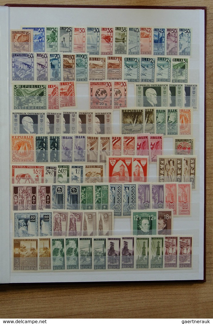 27576 Österreich: 1860-1978. Nice collection/lot with duplication, most of the value is in the duplicated