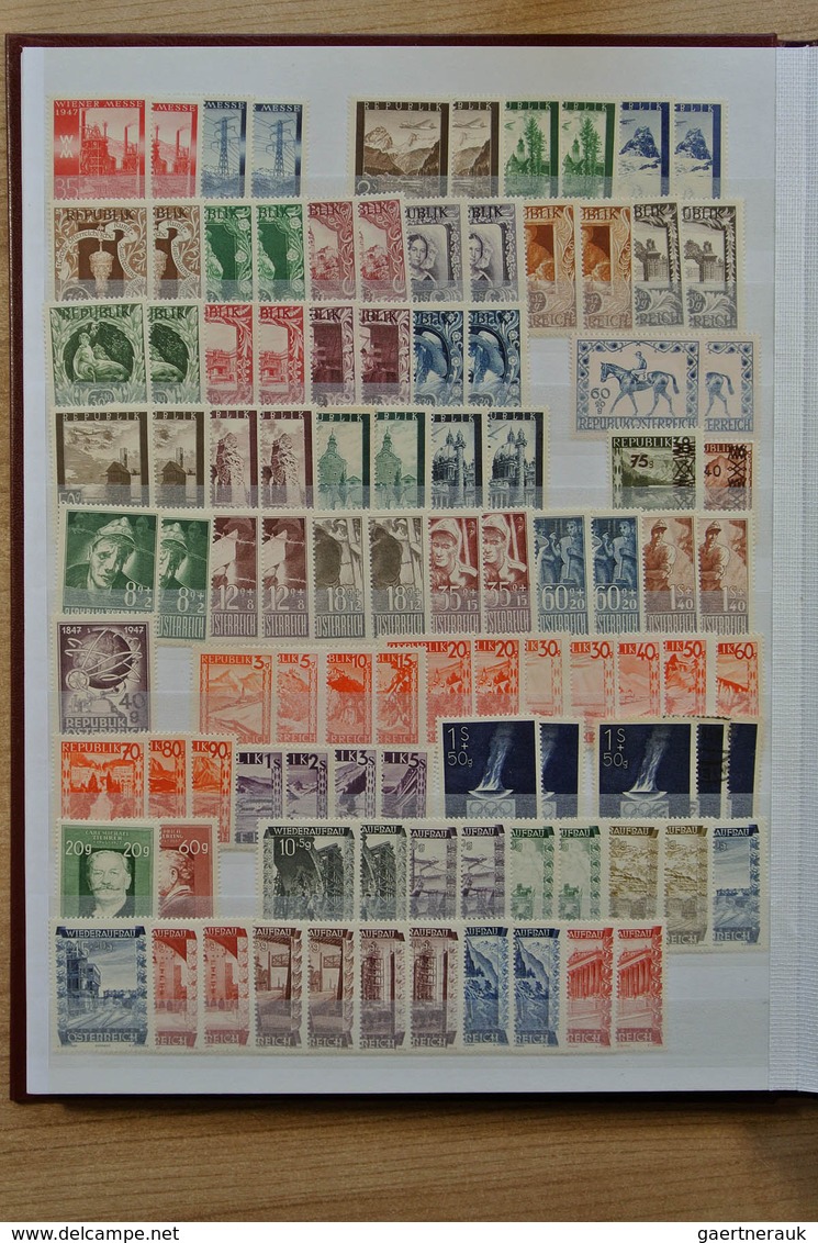 27576 Österreich: 1860-1978. Nice collection/lot with duplication, most of the value is in the duplicated