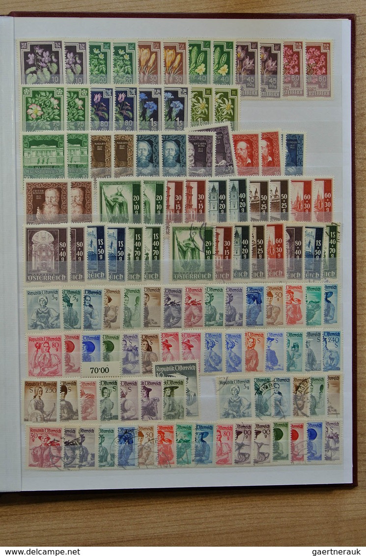 27576 Österreich: 1860-1978. Nice collection/lot with duplication, most of the value is in the duplicated