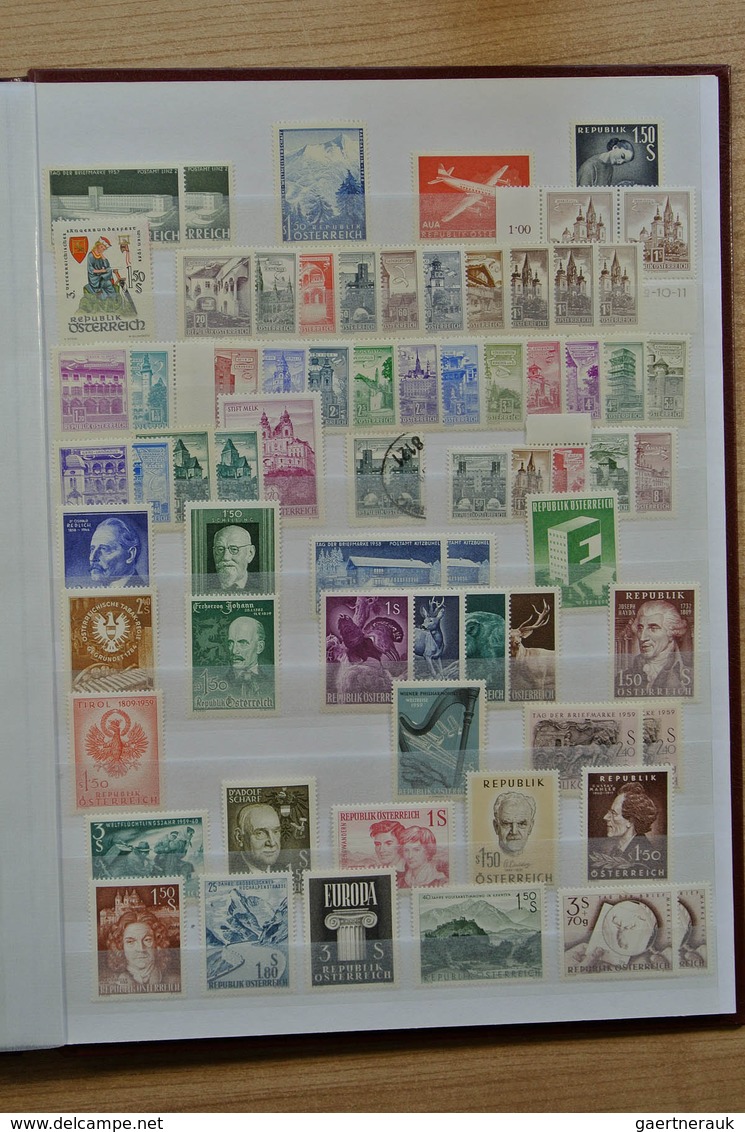 27576 Österreich: 1860-1978. Nice collection/lot with duplication, most of the value is in the duplicated