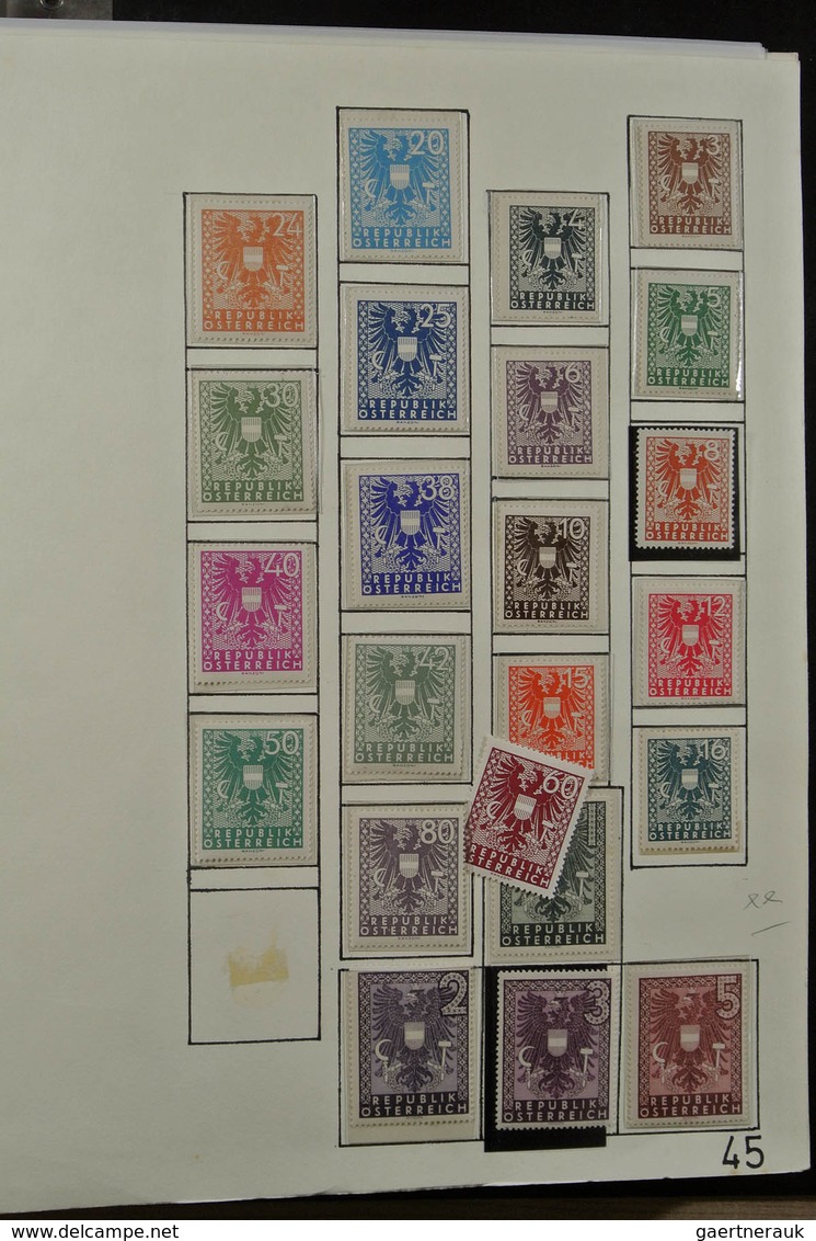 27595 Österreich: 1938-2008. Almost Complete, Mostly MNH (but Also Quite A Few Mint Hinged) Collection Aus - Neufs
