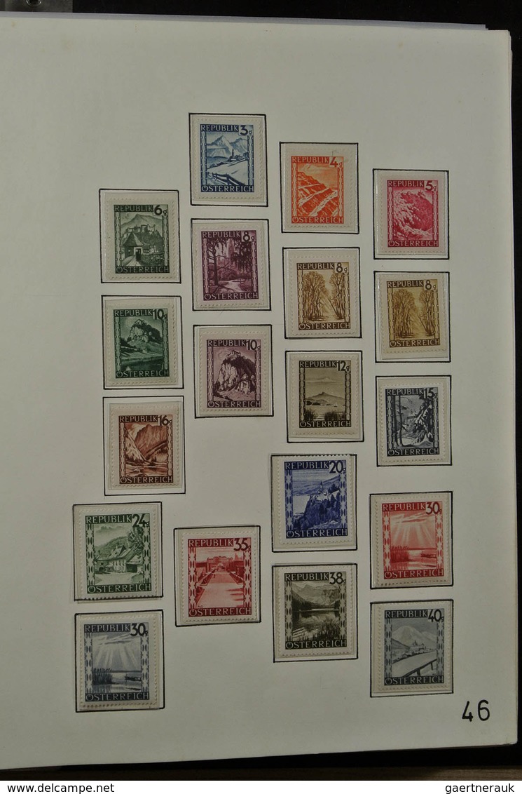 27595 Österreich: 1938-2008. Almost Complete, Mostly MNH (but Also Quite A Few Mint Hinged) Collection Aus - Neufs
