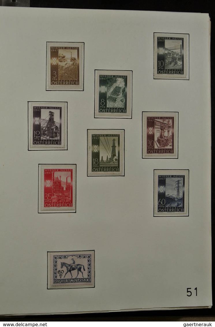 27595 Österreich: 1938-2008. Almost complete, mostly MNH (but also quite a few mint hinged) collection Aus