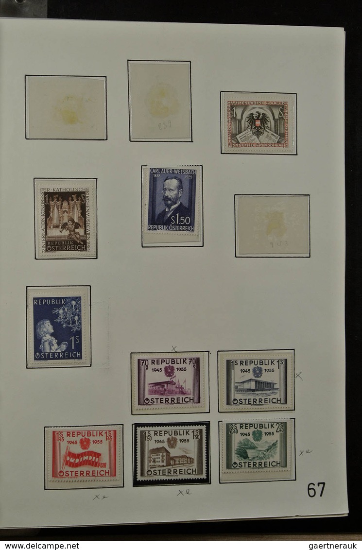 27595 Österreich: 1938-2008. Almost complete, mostly MNH (but also quite a few mint hinged) collection Aus