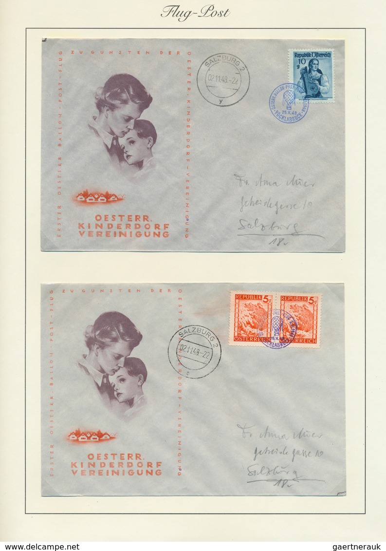 27619 Österreich: 1948/1988, Saubere Und Vielseitige Sammlung Von 62 Briefen Und Karten Der Pro Juventute- - Neufs