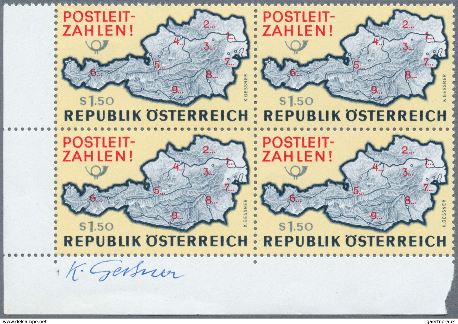 27623 Österreich: 1961/1991, Aus Dem Nachlass Des Entwerfers Karl Gessner, Der Etliche Marken Für Österrei - Neufs