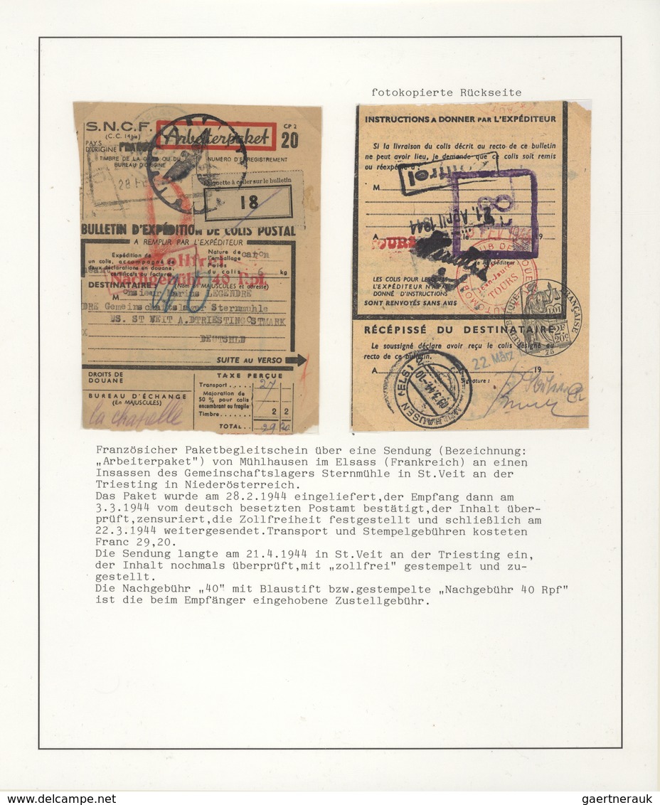 27633 Österreich - Portomarken: 1938/45, Große Spezial-Sammlung Von Etwa 150 Nachporto-Belegen Ab Währungs - Taxe