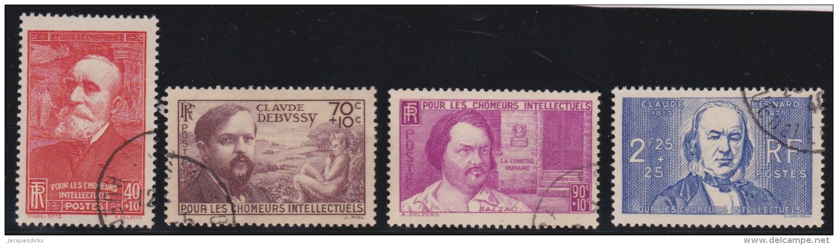 Frankrijk     .   Yvert        .    436/439       .    O    .     Gebruikt   .    /    .     Cancelled - Used Stamps