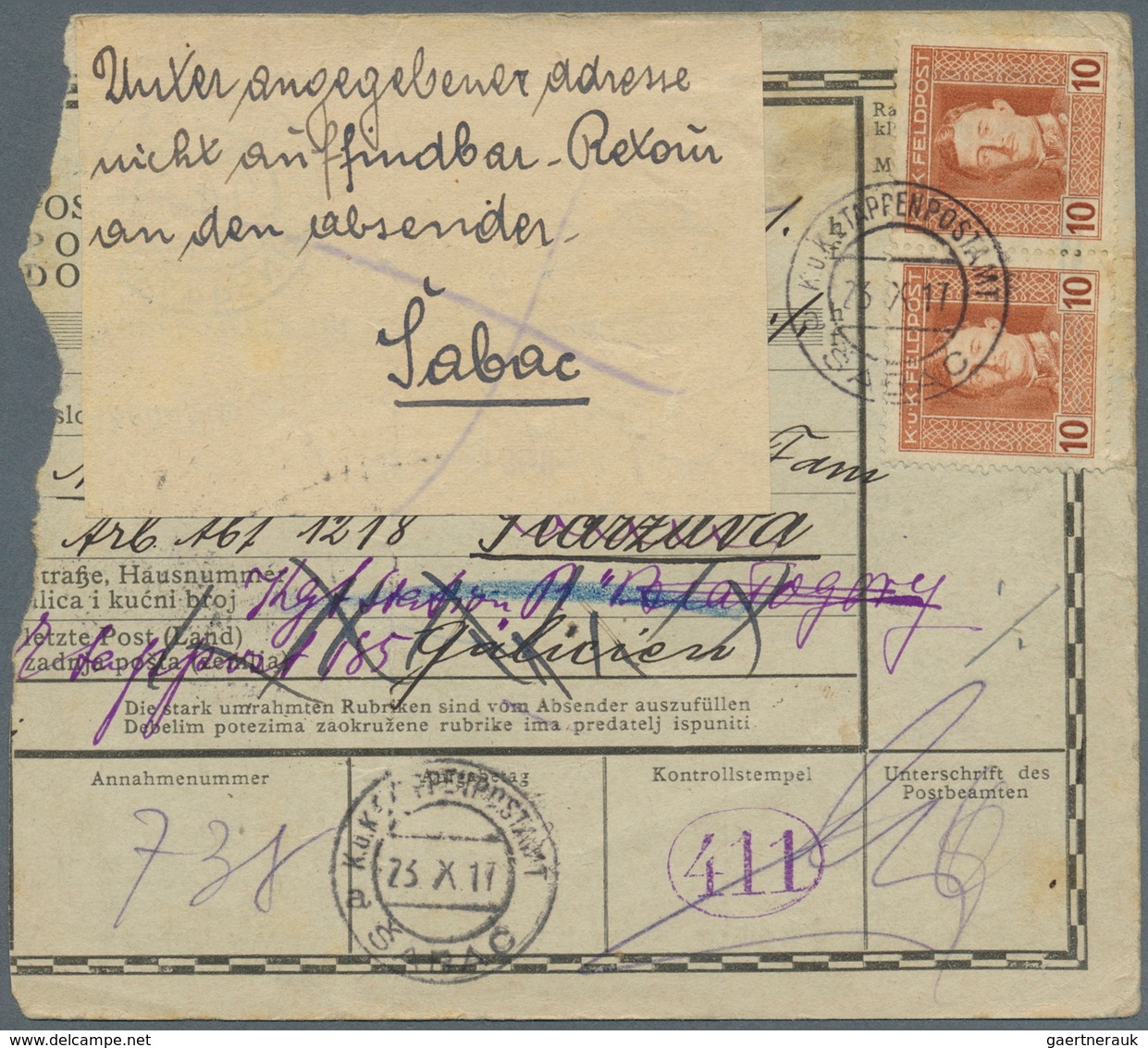 27651 Österreich - Militärpost / Feldpost: 1914/1918, KRIEGSGEFANGENEN-POST: Lot von ca. 40 Belegen aus de