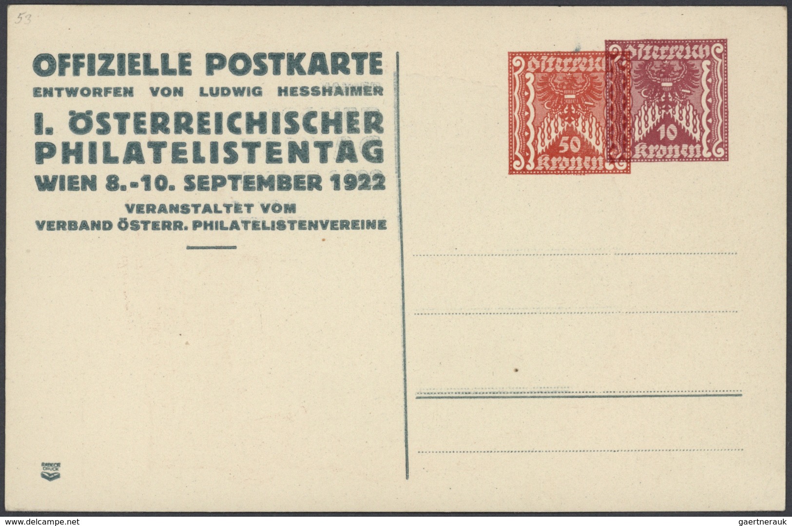 27653 Österreich - Ganzsachen: 1869/1980 (ca.), umfangreicher Bestand von ca. 1.800 ungebrauchten Ganzsach