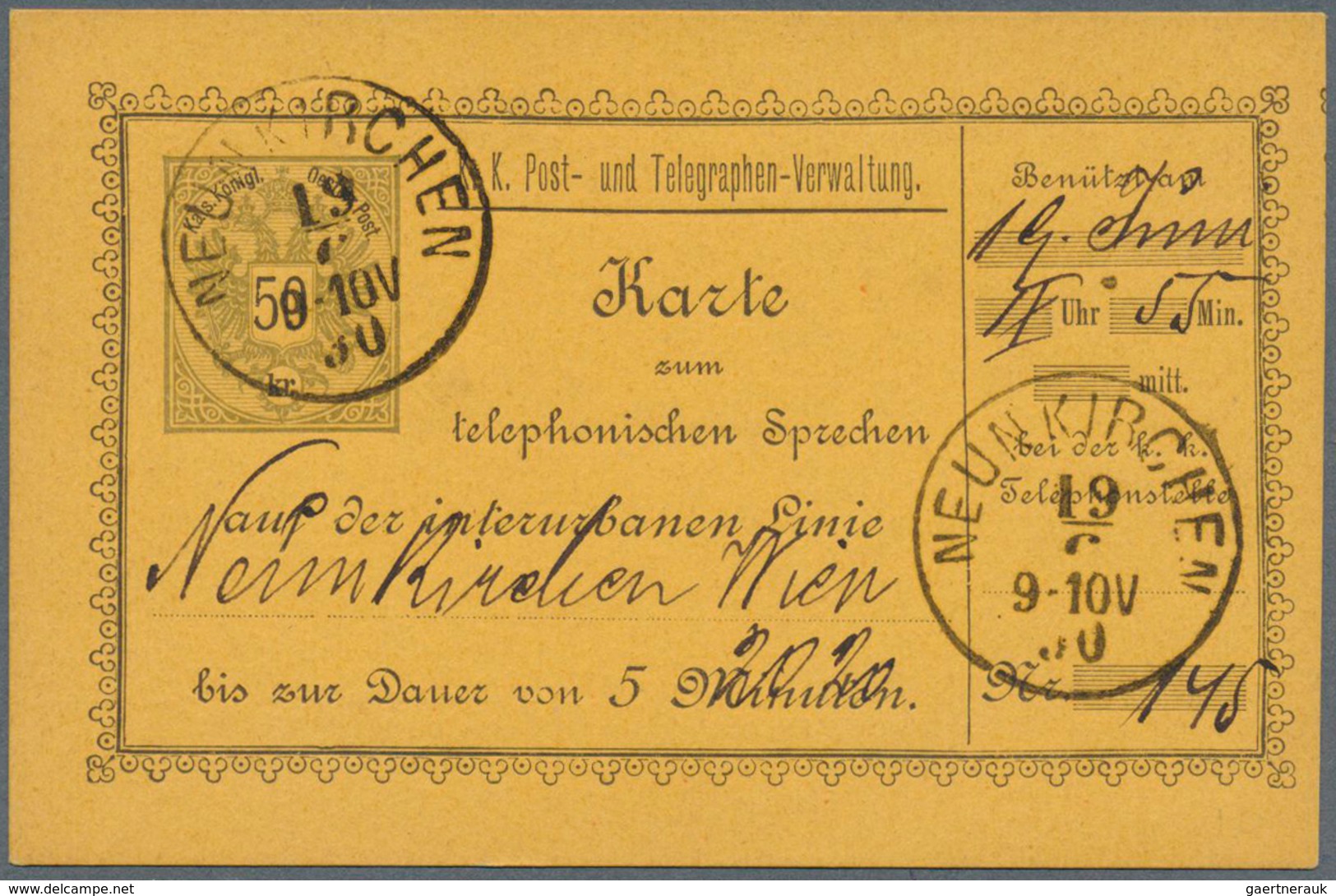 27654 Österreich - Ganzsachen: 1869/1958, Vielseitige Sammlung Mit über 70 Gebrauchten Ganzsachen, Dabei T - Autres & Non Classés