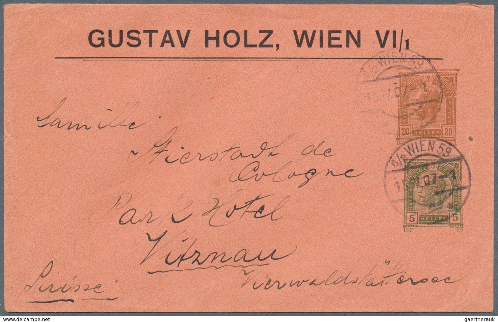 27654 Österreich - Ganzsachen: 1869/1958, Vielseitige Sammlung Mit über 70 Gebrauchten Ganzsachen, Dabei T - Autres & Non Classés