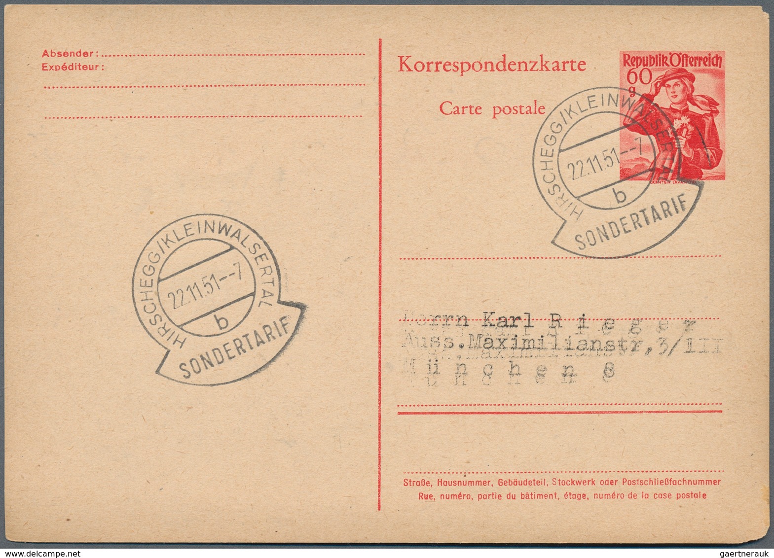 27655 Österreich - Ganzsachen: 1870/1960 (ca.), umfangreicher Bestand von ca. 1.600 gebrauchten Ganzsachen